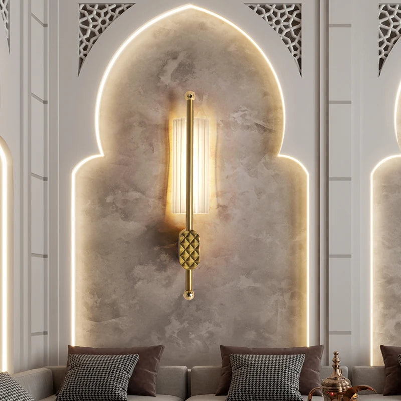 Arabic Gold Wall Lamp