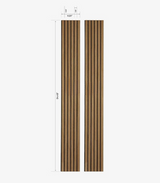 Wide Slat Natural American Oak Acoustic Wood Wall Panels