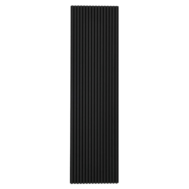 Black Color Matte Acoustic Slat Wall Panels