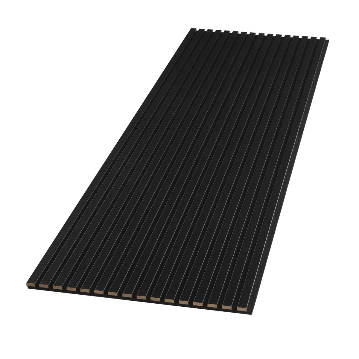 Black Color Matte Acoustic Slat Wall Panels – view 7