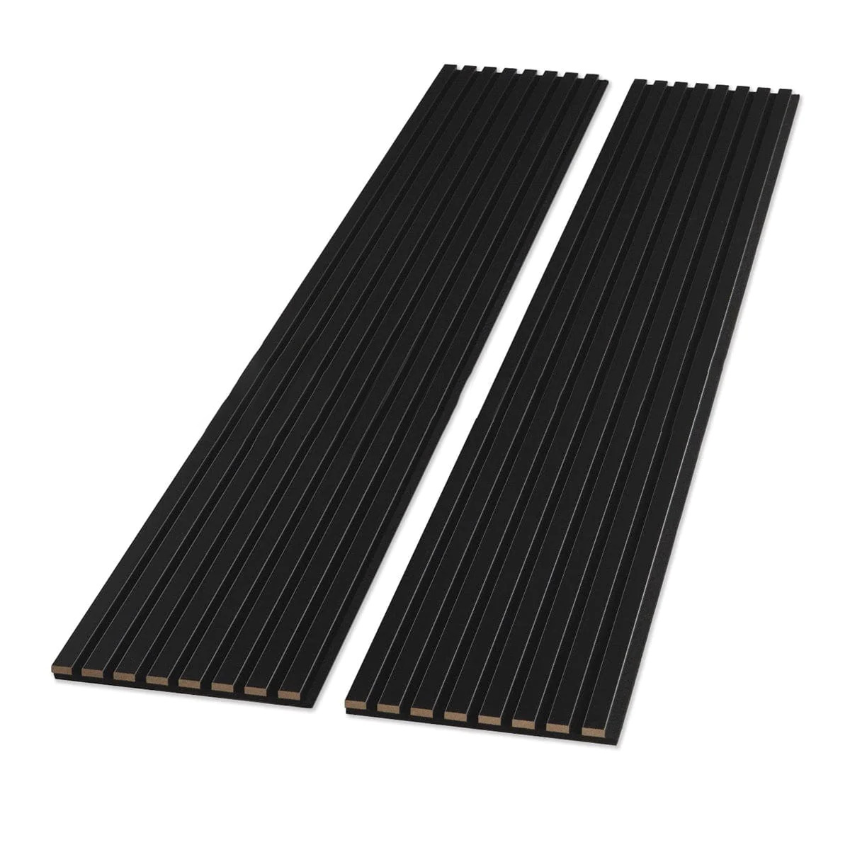 Black Color Matte Acoustic Slat Wall Panels – view 8