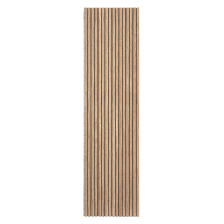 Luxury American Oak Grey Felt Acoustic Slat Wood Wall Panels – view 2