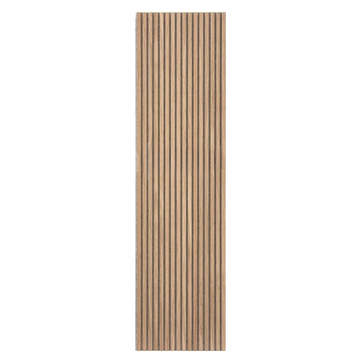 Luxury American Oak Grey Felt Acoustic Slat Wood Wall Panels
