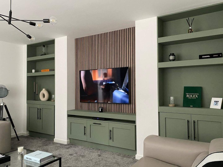 American Luxury Walnut Acoustic Slat Wood Wall Panels – view 9