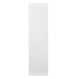 Snow White Color Matte Acoustic Slat Wall Panels