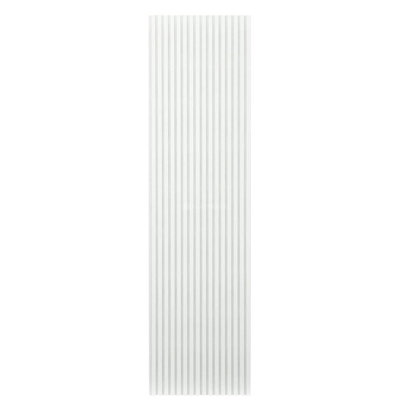 Snow White Color Matte Acoustic Slat Wall Panels