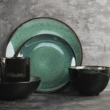 Peacock Green Ceramic Dinnerware