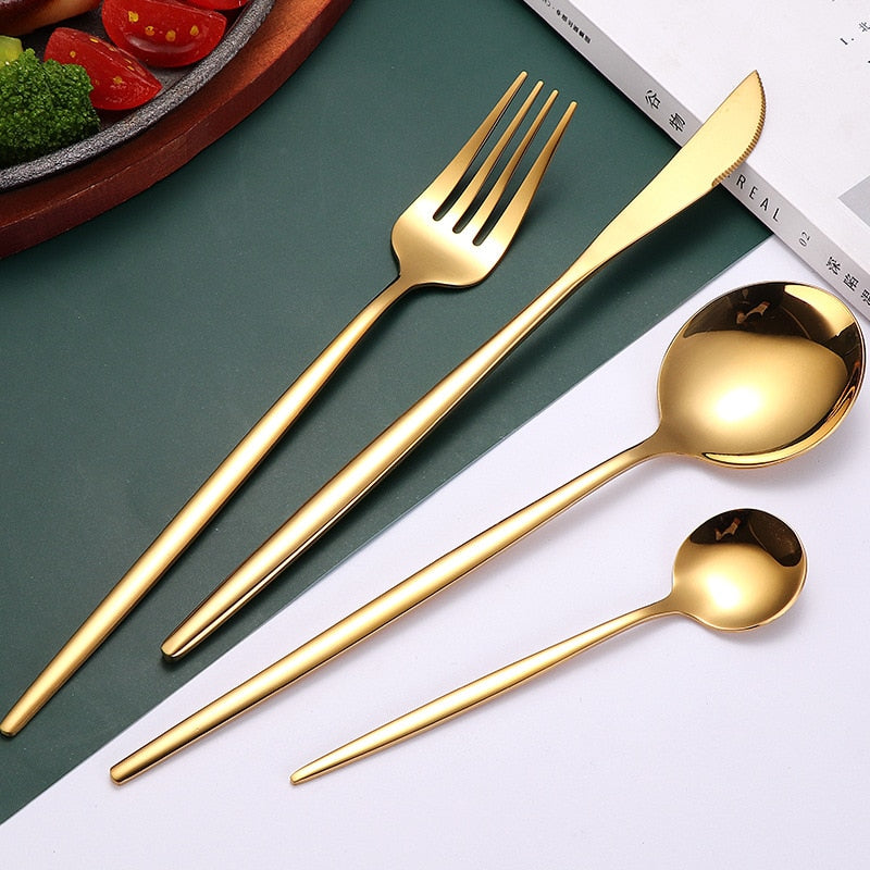 Shiny Polished Flatware Set