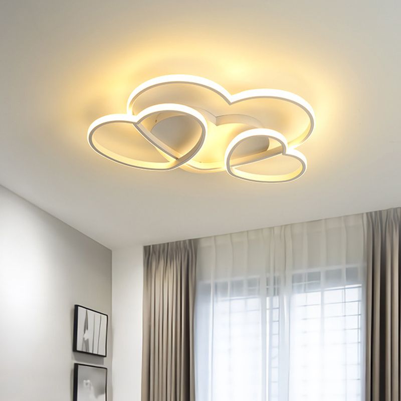 Twin Heart Children's Room Ceiling Light