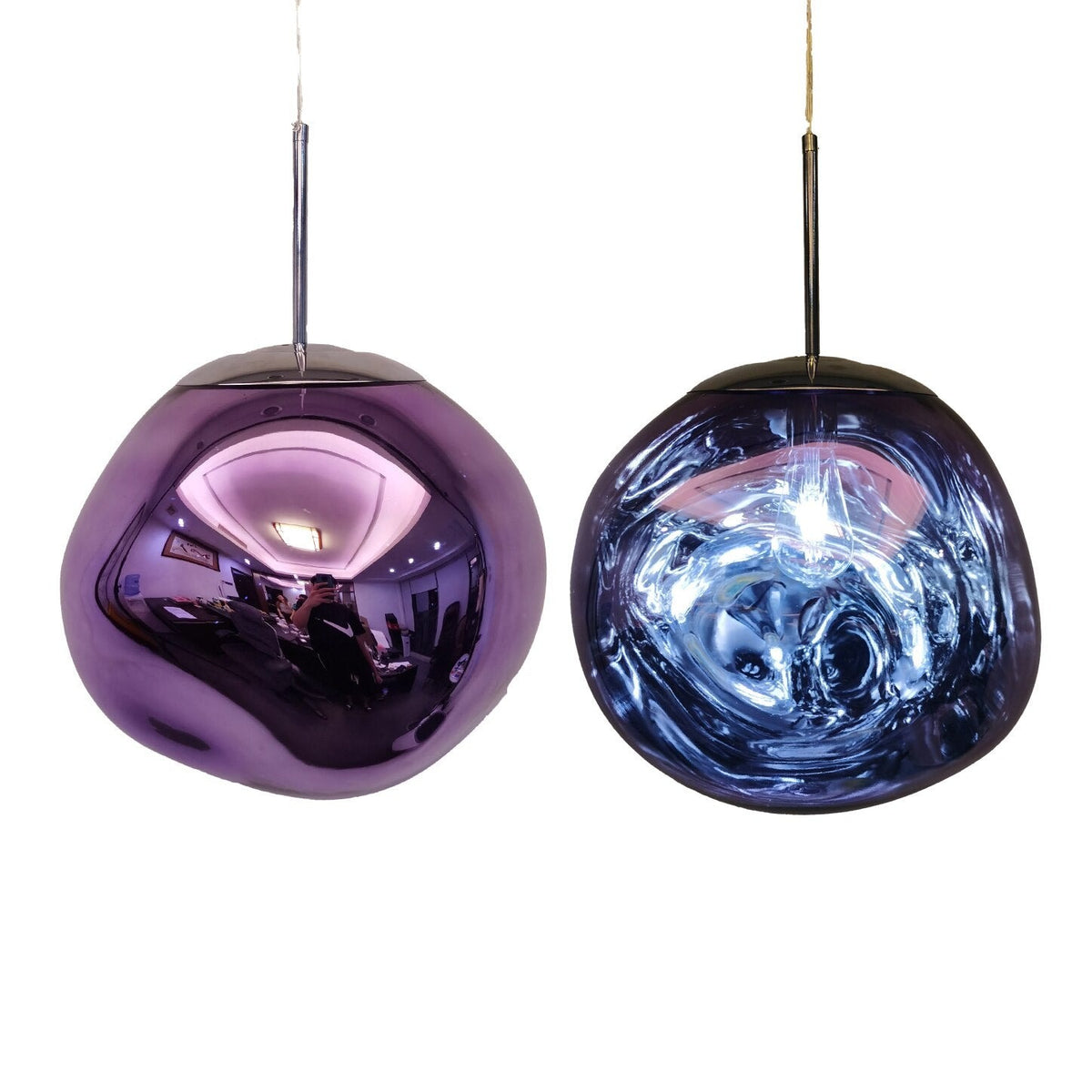 Lava Glass Bubble Pendant Light