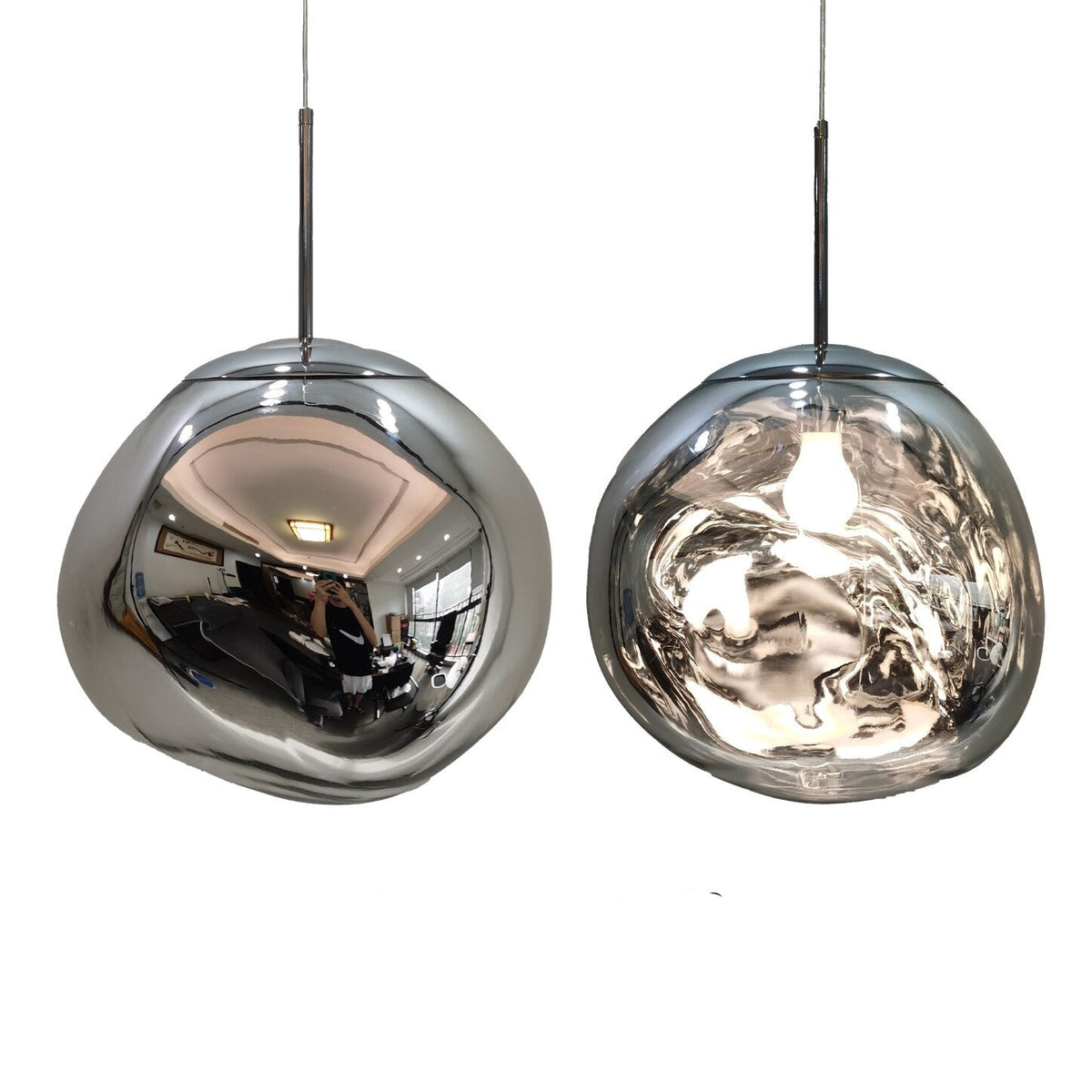 Lava Glass Bubble Pendant Light
