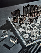 Crystal Clear Acrylic Chess Set