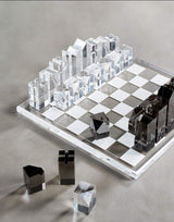Crystal Clear Acrylic Chess Set