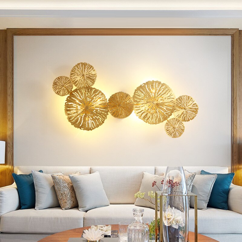 Leaf Wall Light, 3 / 5 / 7 Leaves, Japanese Style