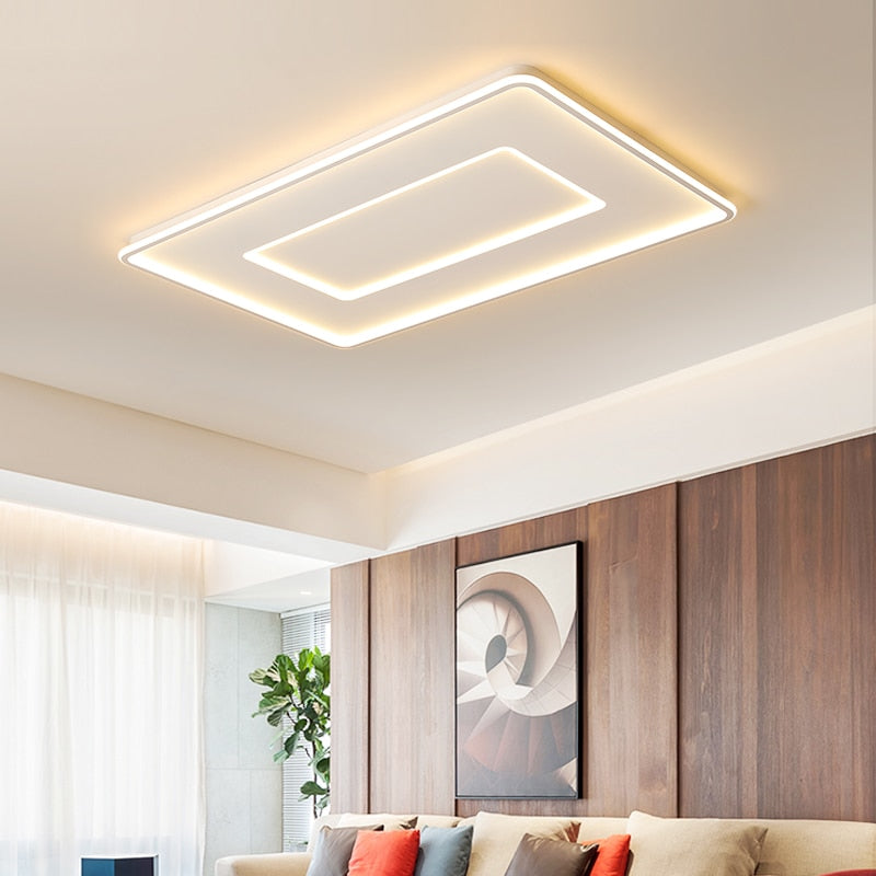 Rectangular Ceiling Right Rectangle Ceiling Light – ModernSpaceLiving