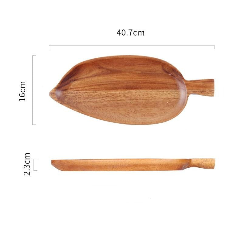 Acacia Wood Solid Wood Serving Plater