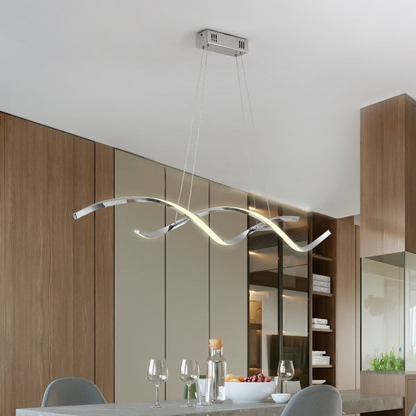 Chrome Gold Plated Hanging NEW Modern Pendant Lights For Dining Room Kitchen Room Home Deco Pendant Lamp Fixture luminaire