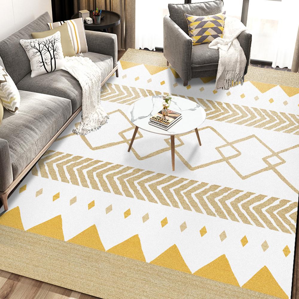 Modern Abstract Short-Plush Area Rug