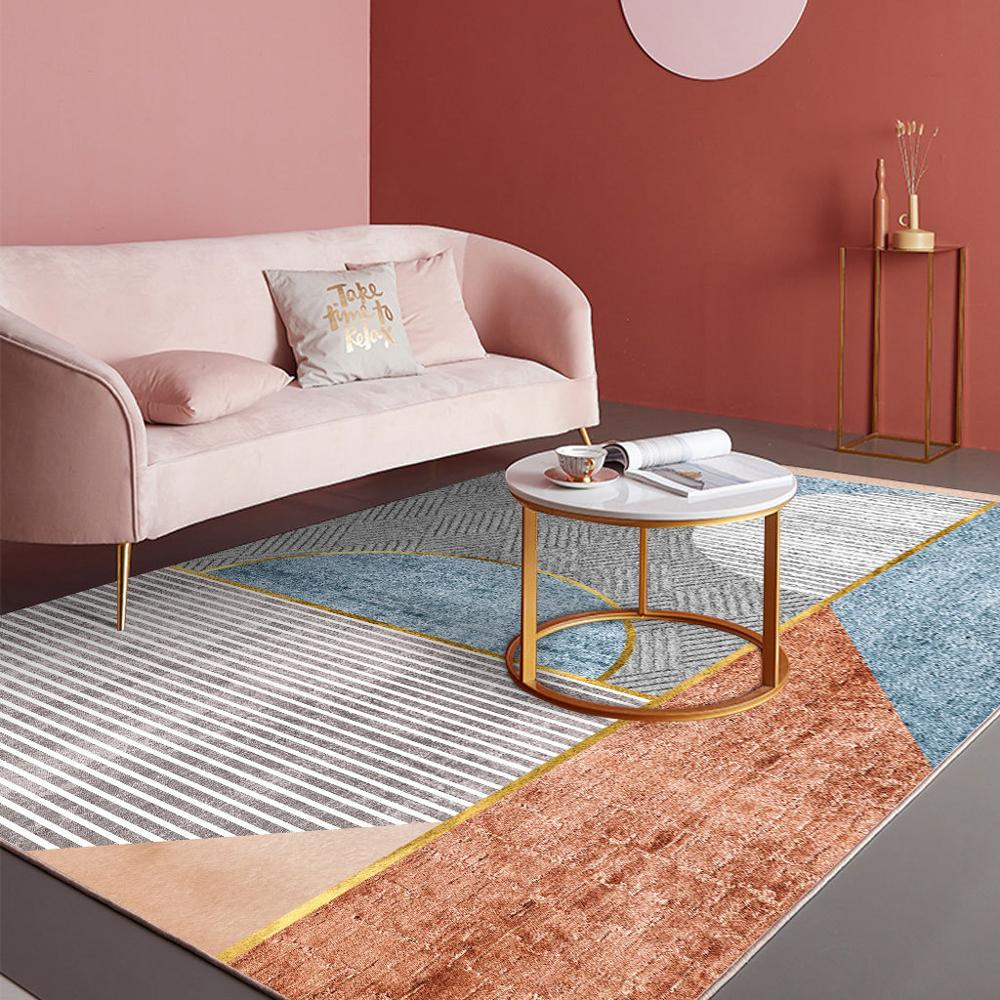Modern Abstract Short-Plush Area Rug