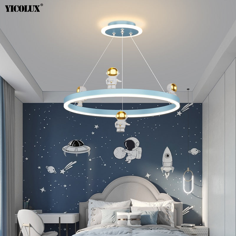 Astronaut Kids' LED Pendant Light, 50 cm