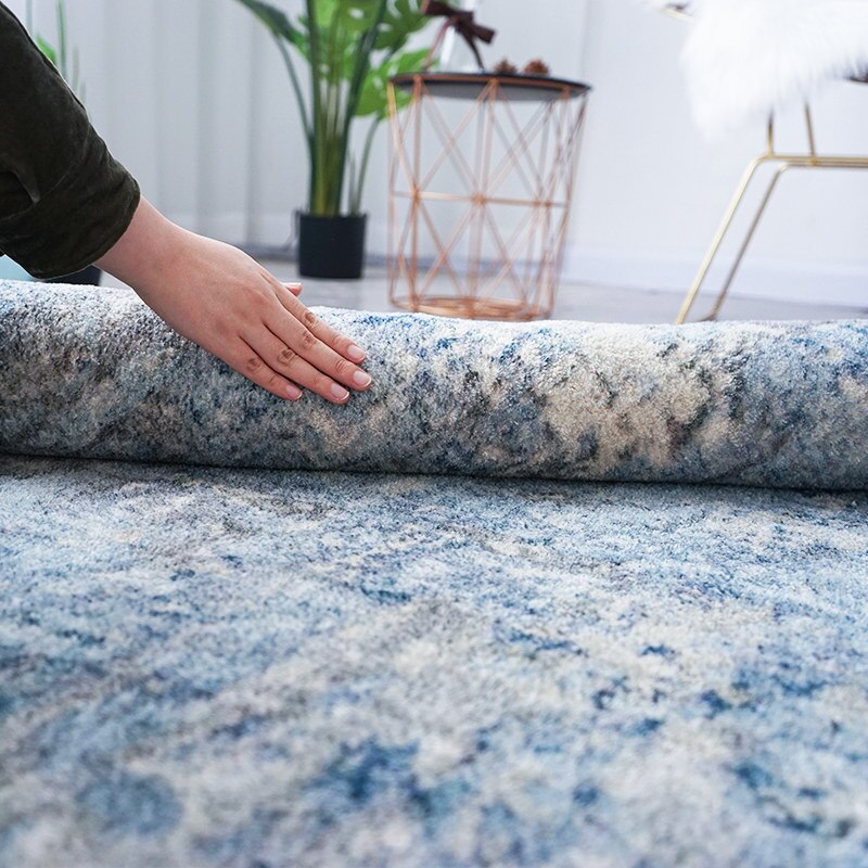 Light Luxury Geometric Fluffy Area Rug