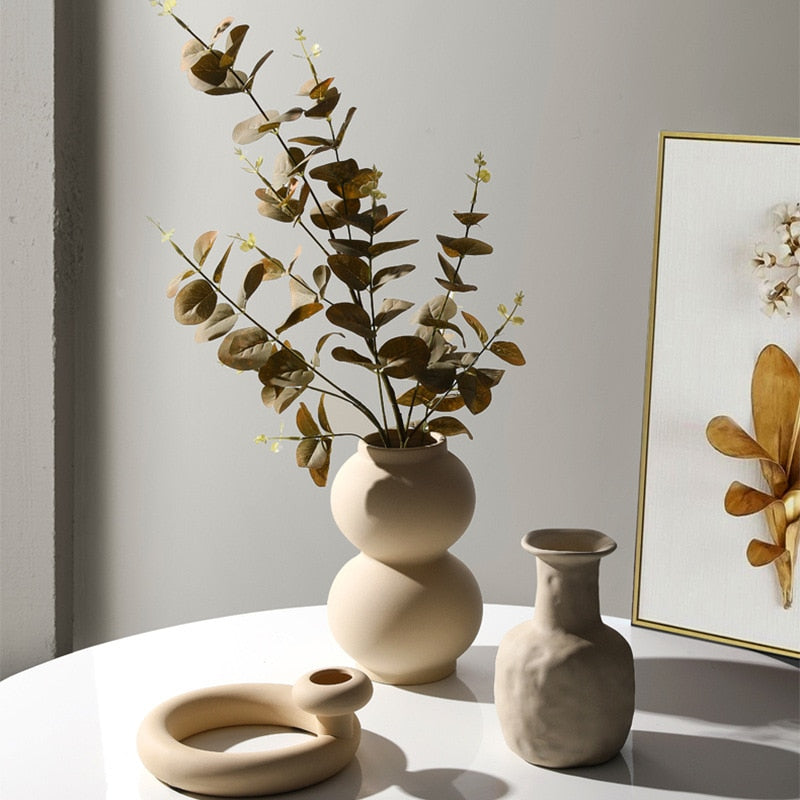 Nordic Ceramic Vase – ModernSpaceLiving