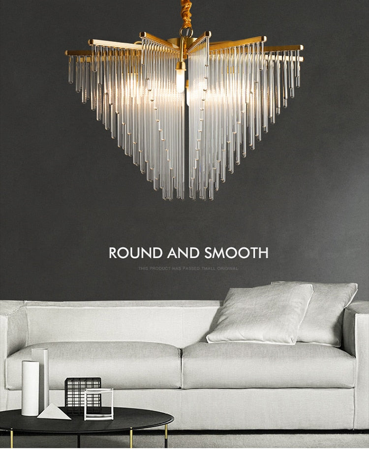 Italian Crystal Tassel Chandelier, 10 / 12 Heads