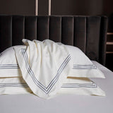 Pearl White Embroidered Bedding Set