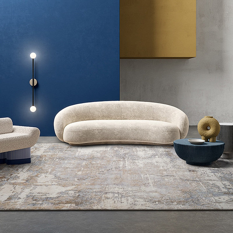 Light Luxury Geometric Fluffy Area Rug