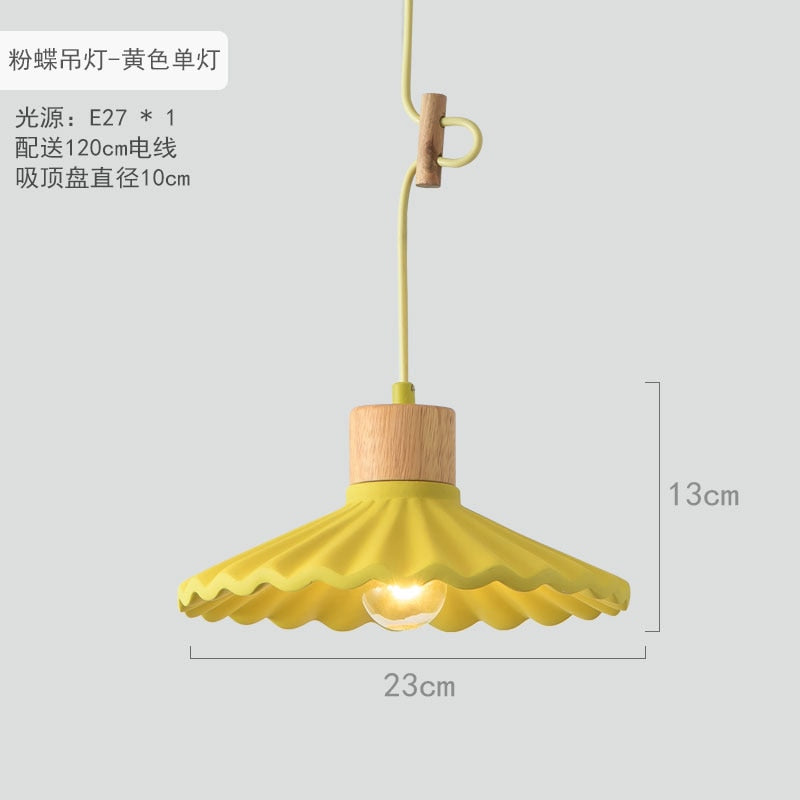 Nordic Minimal Pendant Light, Painted or Cement