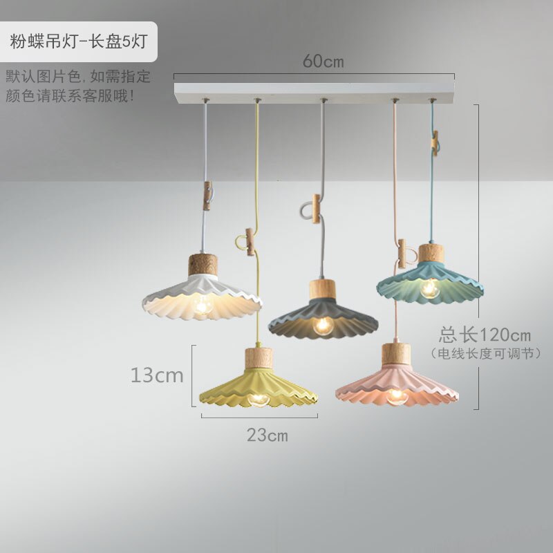 Nordic Minimal Pendant Light, Painted or Cement