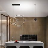 FANPINFANDO Modern Led Chandelier Lighting For Living Room Bedroom Kitchen Chandeliers Black/White/Gold hanging lights Fixture