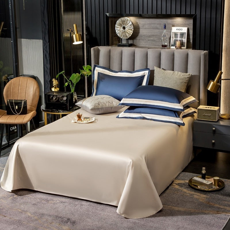 Indigo Blue Hotel Quality Egyptian Cotton Bedding Set