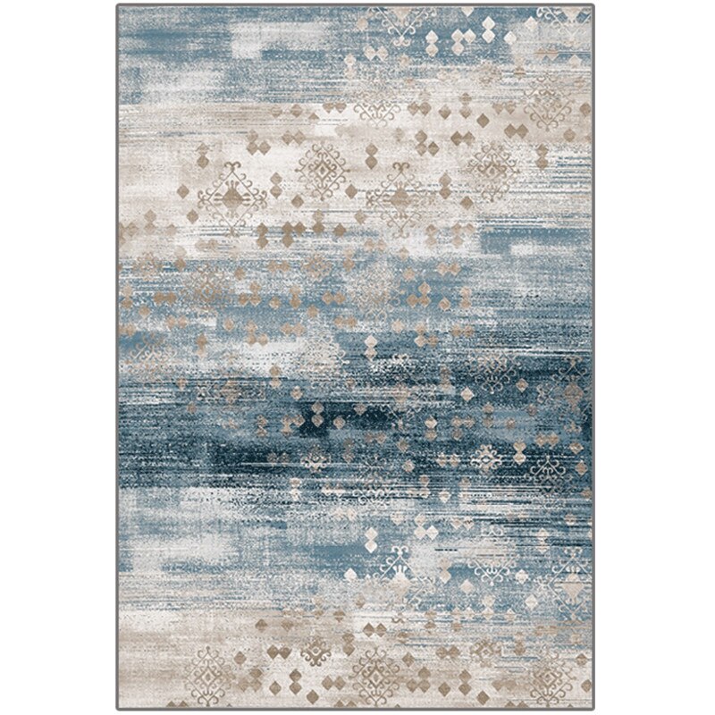 Light Luxury Geometric Fluffy Area Rug