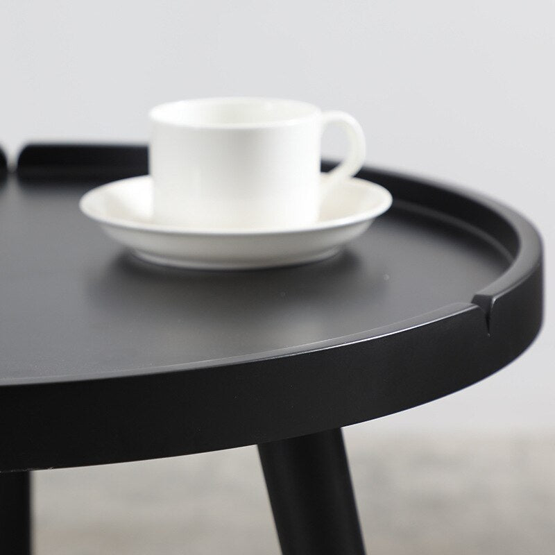 Minimalist Round Side Table – view 5