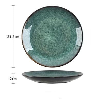 Peacock Green Ceramic Dinnerware