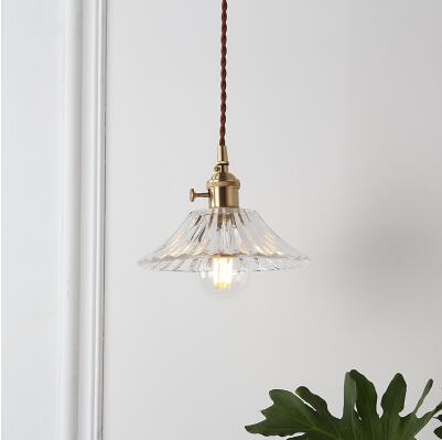 Nordic Glass Ball Pendant Light, Polished Copper