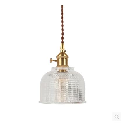 Nordic Glass Ball Pendant Light, Polished Copper