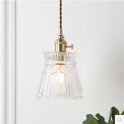 Nordic Glass Ball Pendant Light, Polished Copper
