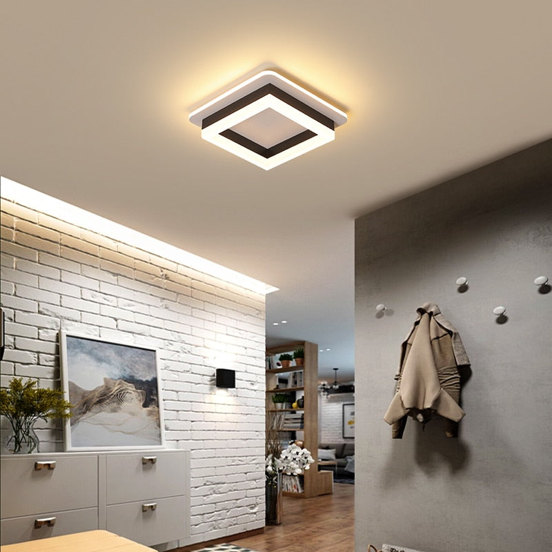 Modern Led Ceiling Lights For Hallway Porch Balcony Bedroom Living Room Surface Mounted Square/Round LED Ceiling Lamp