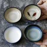 ANTOWALL Japanese-style ceramic tableware snack dish small soy sauce dish pickle dish home seasoning mini plate