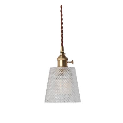 Nordic Glass Ball Pendant Light, Polished Copper