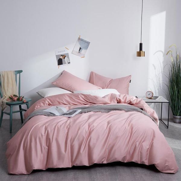 Blush Pink Egyptian Cotton Bedding Set 