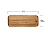 Handcrafted Solid Wood Square Plater