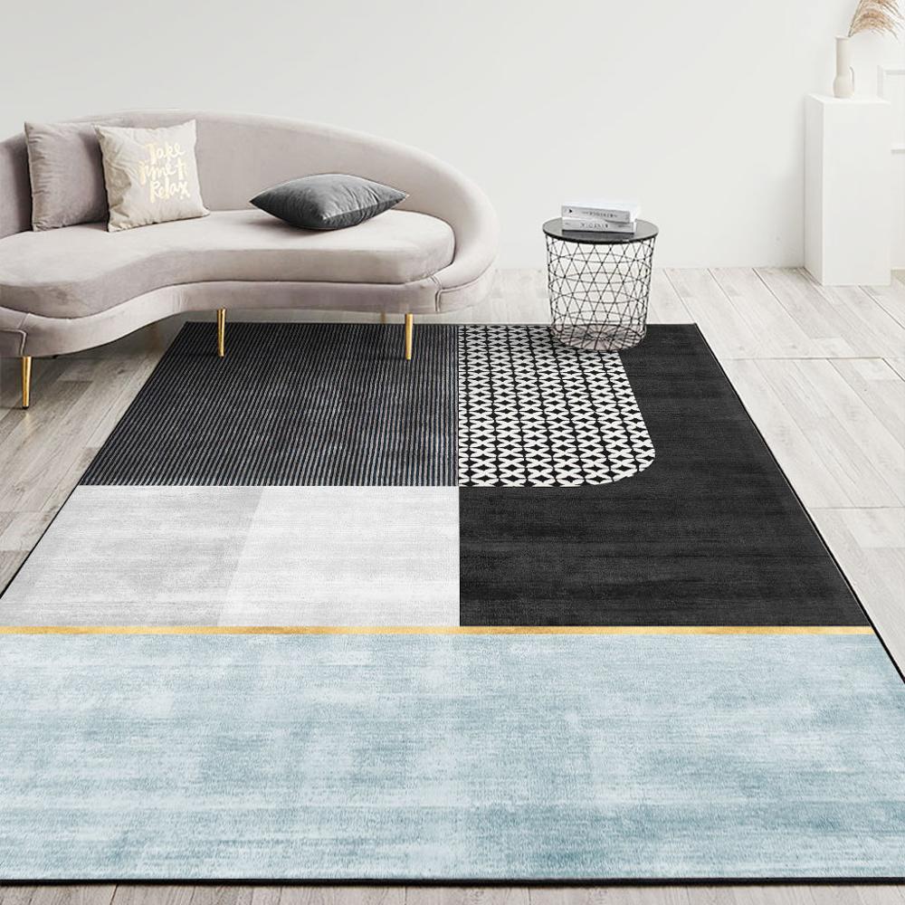 Modern Abstract Short-Plush Area Rug