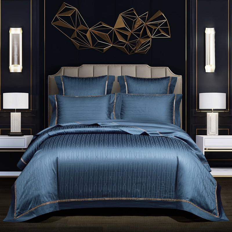 Shanghai River Bedding Set – Azure