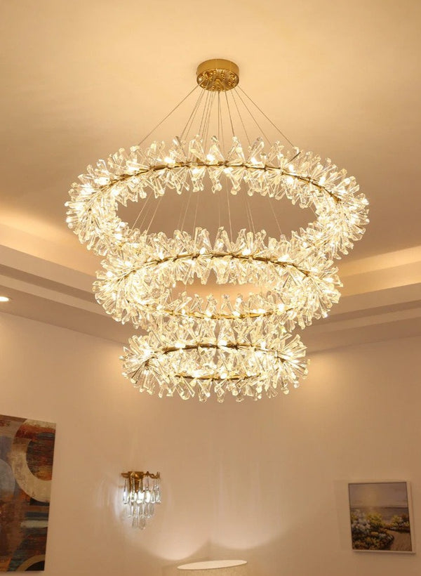 Daisy Crown Crystal Chandelier