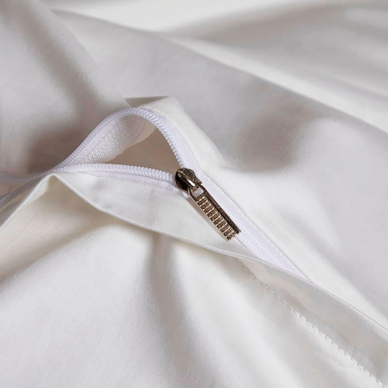 Pearl White Embroidered Bedding Set – view 5