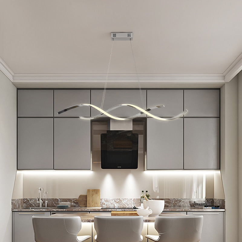 Chrome Gold Plated Hanging NEW Modern Pendant Lights For Dining Room Kitchen Room Home Deco Pendant Lamp Fixture luminaire