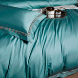 Aquamarine Embroidered Bedding Set